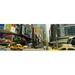 Panoramic Images Traffic in a city 42nd Street Eighth Avenue Times Square Manhattan New York City New York State USA Poster Print by Panoramic Images - 36 x 12