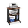 Safco Products Company Printer-Machine Cart- Mobile- Black-Cherry