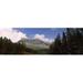 Panoramic Images Low angle view of a mountain Protection Mountain Bow Valley Parkway Banff National Park Alberta Canada Poster Print by Panoramic Images - 36 x 12