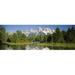 Panoramic Images Reflection of a snowcapped mountain in water Near Schwabachers Landing Grand Teton National Park Wyoming USA Poster Print by Panoramic Images - 36 x 12