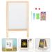 1 Set of Double Sided Chalk Board Children Whiteboard Writing Board Freestanding Chalk Board for Kids