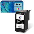 Replacement for Canon CL-244 Color Ink Cartridge Compatible to iP2820 MG2420 MG2924 MG492 MG3020 MG2525 TS3120 TS202 TR4520 and TR4522