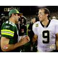 Aaron Rodgers & Drew Brees 2011 Photo Print