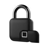 Fingerprint Padlock Smart Keyless Fingerprint Unlock Anti-Theft Padlock Door Luggage Case Lock for Android iOS System Suitable for Gym Backpack School Fence and Storage