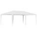 Dcenta Party Tent Outdoor Gazebo Canopy PE Roof Iron Frame Sun Shade Shelter White for Patio Wedding Shows BBQ Camping Festival Events 19.7ft x 13.1ft x 8.9ft (L x W x H)