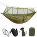 Outdoor Camping Hammock Anti-rollover Swing With Binding Ropes For Patio Porch Garden Backyard