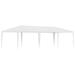 Dcenta Party Tent Outdoor Gazebo Canopy PE Roof Sunshade Shelter White for Backyard Wedding Shows BBQ Camping Festival 29.5ft x 13.1ft x 8.9ft (L x W x H)