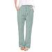 Mrat Women Cargo Pants Womens Cargo Pants with Pockets Jogger Sweat Pants Hiking Pants Wide Leg Casual Pant Low Waisted Sweatpants Full Length Pant Plus Size Trousers Mint Green S