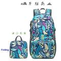 Packable Backpack 35L Ultra Lightweight Foldable Rucksack For Men Women Water Resistant Hiking Backpack Safe Reflective Design Walking Rucksack for Outdoor Camping Hiking Travel Cycling School (Blue)