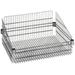 Quantum Storage Wire Shelving Chrome Post Basket - 24 x 24 in. - Chrome