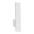 WAC Lighting Stag 18 3-CCT 3500K Aluminum Indoor/Outdoor Wall Light in White