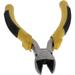 CintBllTer Diagonal Cutting Pliers 6 Inch Carbon Steel Wire Cutters Pliers Spring Loaded Wire Diagonal Cutting Pliers for Cuts Electronics Wires Jewelry Zip Ties and More Black+Yellow