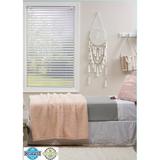 2-inch White Cordless Plantation Vinyl Blind (64-inches Long) 16 - 29 Inches 24W x 64L