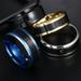 1pc Smart Temperature Titanium Steel Ring Couple Number Color Change Ring Hand Jewelry Size No.10