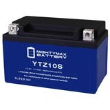 YTZ10S Lithium Replacement Battery compatible with Battery Tender BTZ10S-FA