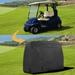 ZenSports 600D Waterproof Golf Cart Cover Fits for Most Brand 2/4 Passenger Golf Cart