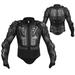 HIMIWAY Motorcycle Full Body Armor Jacket spine chest protection gear Motocross Motos Protector Motorcycle Jacket Armour Black XXL