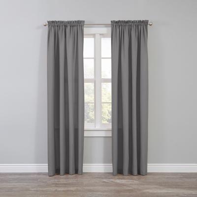 Wide Width BH Studio Microfiber Rod-Pocket Panel by BH Studio in Dark Gray (Size 50