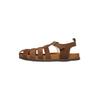 Sandale HENRY STEVENS "Drew FSI Freizeitschuh", Herren, Gr. 44, braun, Leder, casual, Schuhe, Herren-Sandalen handgefertigt, Lederschuhe Slipper