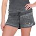 Women's Concepts Sport Charcoal Baltimore Ravens Resurgence Waffle Knit Shorts