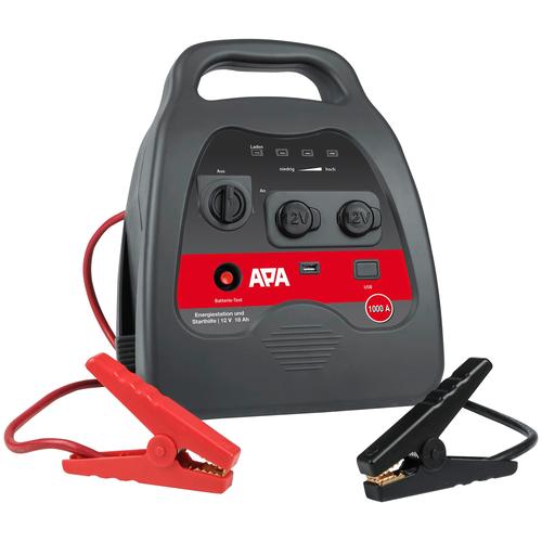 APA Starthilfegerät Akkumulatoren Gr. 12 V 18000 mAh, grau Autobatterie-Ladegeräte