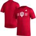 Men's adidas Crimson Indiana Hoosiers Pregame AEROREADY T-Shirt