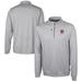 Men's Cutter & Buck Gray Texas A&M Aggies Alumni Logo Stealth Heathered Quarter-Zip Pullover Top