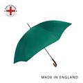 The Cotton® Polished Maple Handle Umbrella - Racing Green