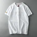 Sommer amerikanische Retro kurz ärmel ige O-Ausschnitt 3d Brief gedruckt T-Shirt Herrenmode einfache