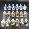 Chinesische Blau und Weiß Porzellan Vase Kühlschrank Magnet Souvenir Bemalt Keramik Handwerk