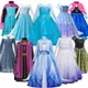 Disney Prinzessin Party Fantasie gefroren 1 & 2 Anna Königin Elsa Kleid für Mädchen Geburtstag