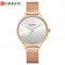 Curren einfache Uhren heißen Verkauf Armbanduhren Frauen Marke Mode Kleid Damen Armband Uhr Roségold