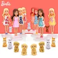 10cm Mini Baby Barbie Puppe Make-Up Barbie Spielzeug Kleidung Zubehör Puppen für Mädchen Nette Pet