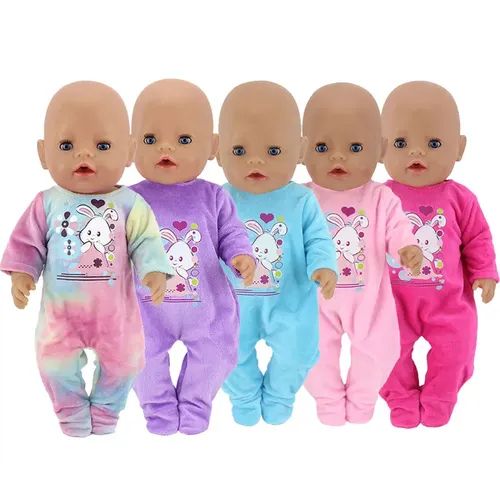 Neue Puppe Jump Anzüge Für 43cm Baby Puppe 17 zoll Reborn Baby Puppen Kleidung Und Zubehör