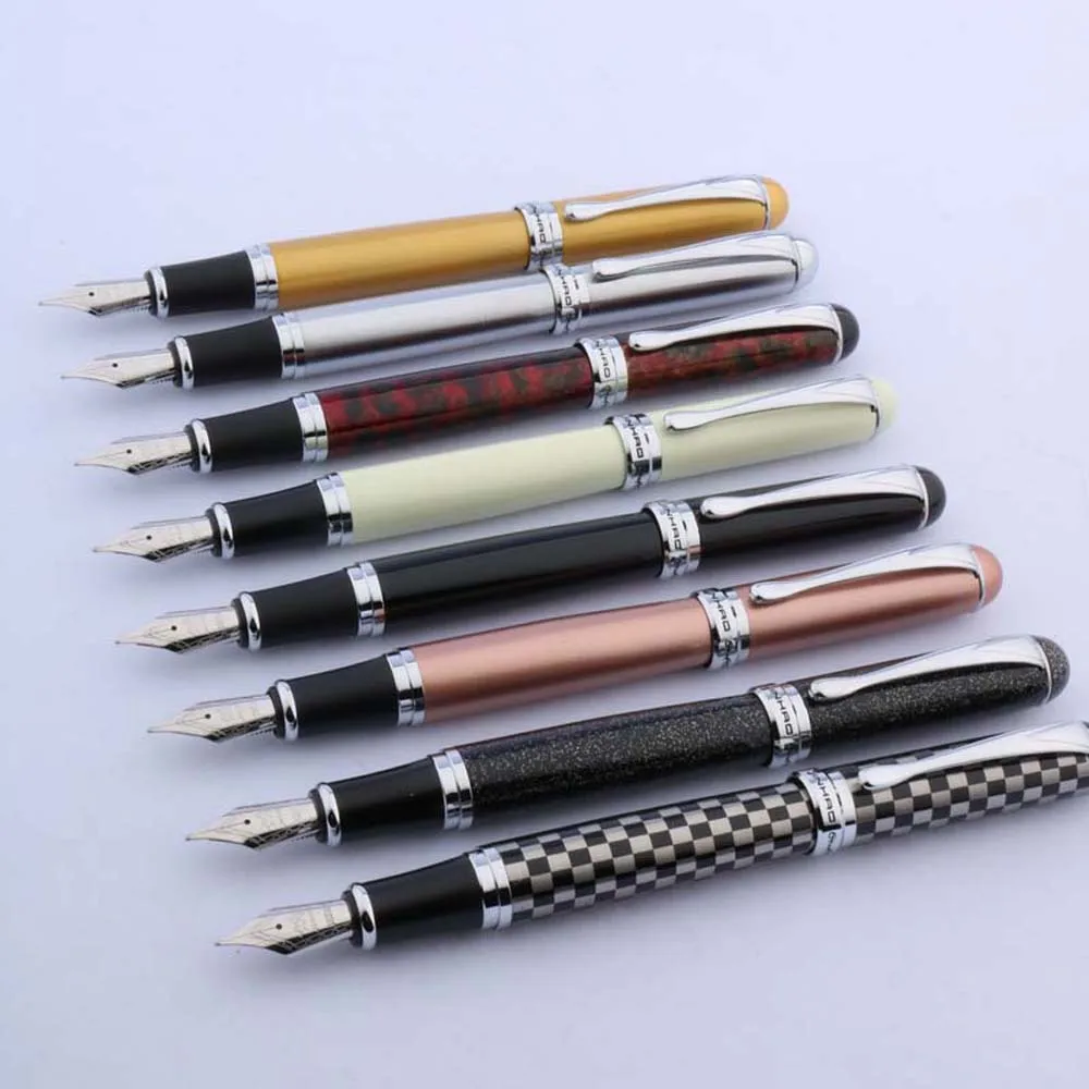 METALL Jinhao X750 Füllfederhalter, heiße Farbe, Schachbrett, GESCHENK, mittlere Feder, Schreibwaren, Büro, Schulbedarf Image
