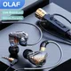 Olaf 3 5mm kabel gebundene Kopfhörer Stereo 90 ° Ellbogen Kopfhörer Hifi Bass Freisprech-Ohrhörer