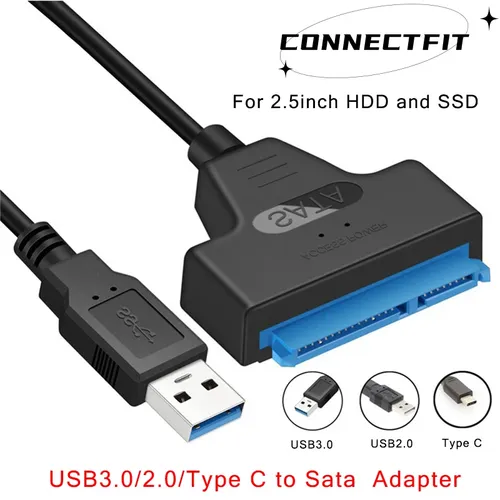 Sata to usb 3 0/2 0 Typ c Kabel bis zu 6 Gbit/s für 2 5 Zoll externe Festplatte ssd Festplatte