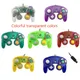 Transparente farbe Wired Gamepad Controller Joypad mit Einzelnen Punkt Für GameCube PC für N-G-C