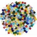 Memkey - Tesselles Mosaique Loisir Creatif (600 Pcs / 400g) - 1 x 1cm - Assortiment de Carreaux de