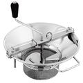 Louis Tellier X5 X5040 8 qt Food Mill w/ (1) 4-mm. Grid - 14 3/4" Deep, Stainless Steel