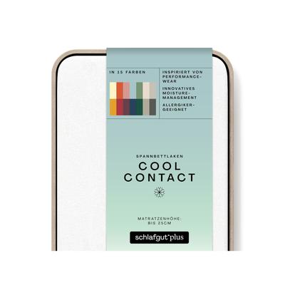 schlafgut »Plus« Cool Contact Spannbettlaken M / 665 Green Mid Image