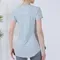 Yoga Sport Top For Women Short Sleeve Shirts Cover Hip Gym Shirt Fitness Workout Pilates Wear Fitted