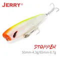 Jerry Stopper Topwater Popper Micro Fishing Lures Freshwater Trout Bass Artificial Baits 5cm4.3g
