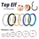 Wholesale 316L Stainless Steel Hoop Earring Nose Ring For Women Lip Ear Hoop Punk Basic Nose