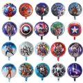 50pcs 18inch Spider Round Hero Man Foil Helium Balloons Baby Shower Boy Birthday Party Decoration