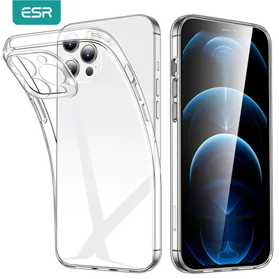 ESR for iPhone 12 Pro Case TPU Clear Case for iPhone 13 Pro For iPhone 12 Pro Max Clear Case iPhone