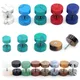 Alisouy 2PCS Women Men Natural stone tunnels Earring Barbell Tragus Cartilage fake Ear plugs