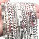 Plated Silver Natural Hematite Beads Irregular Geometric Heart Stone Flat Beads for Jewelry Making