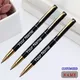 Engraving Custom Gel Pen Funny Text Writing Pretty Stationery Office Accessories School Supplier