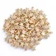 100pcs 9mm Star Bead Charm Gold Silver Plated CCB Plastic Small Pendant for DIY Jewelry Making